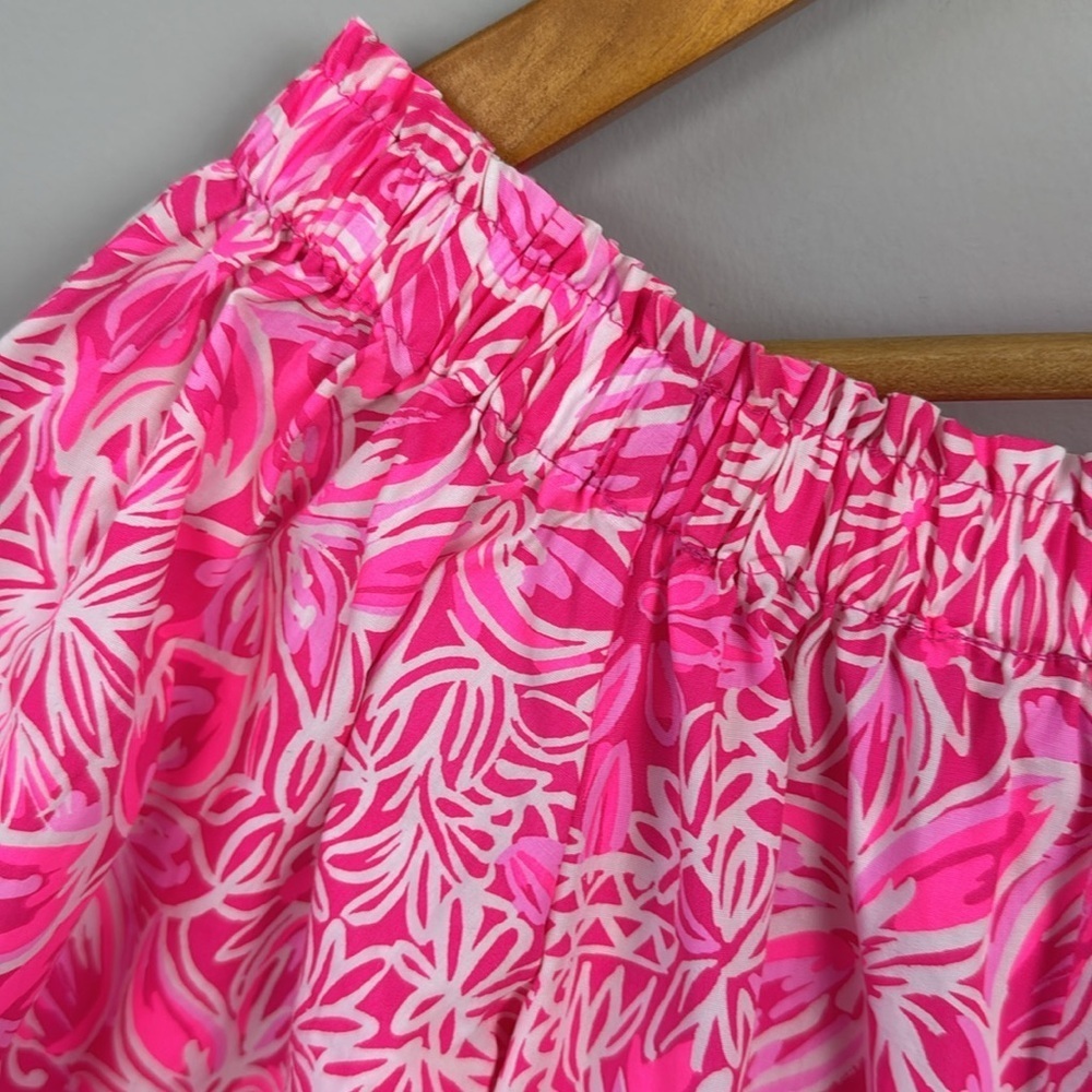 Lilly Pulitzer Winifred Off The Shoulder Top. New Blooms. Piñata Pink. Size S. - Picture 5 of 11